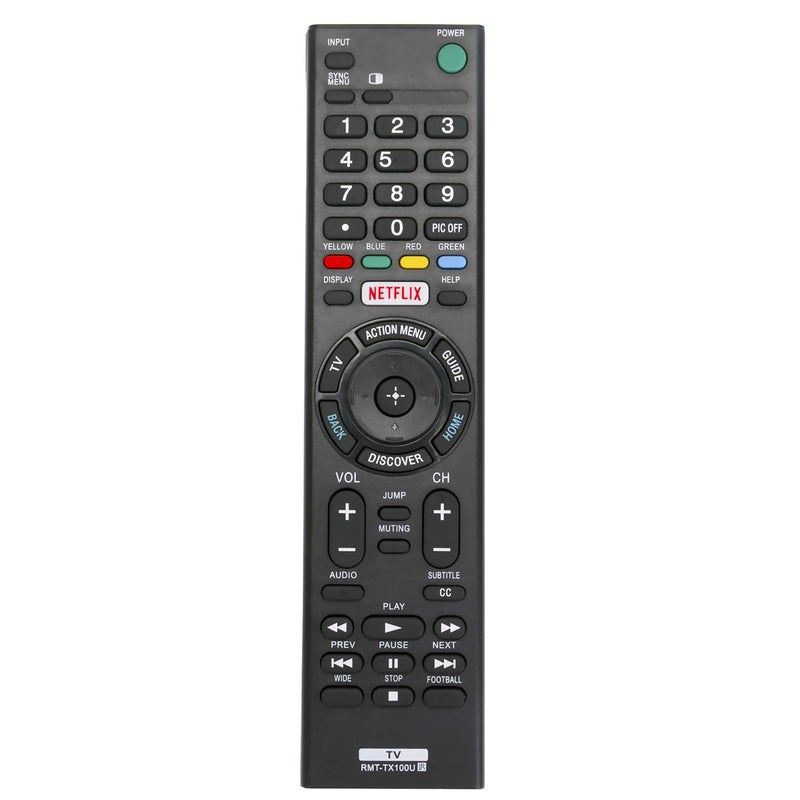 Beyution New RMT-TX100U Remote Control fit for Sony LED HDTV KDL-50W800C KDL-50W850C KDL-55W800C KDL-55W850C KDL-65W800C KDL-65W850C KDL-75W800C KDL-75W850C XBR-43X830C (RMTTX100U)(1-492-978-11/1-492-978-21) - Image 1